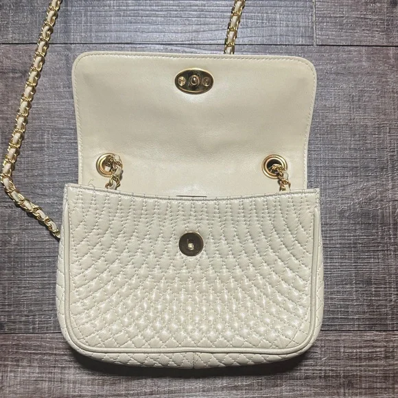 Bally Ivory Quilted Crossbody Bag - Picture 7 of 13